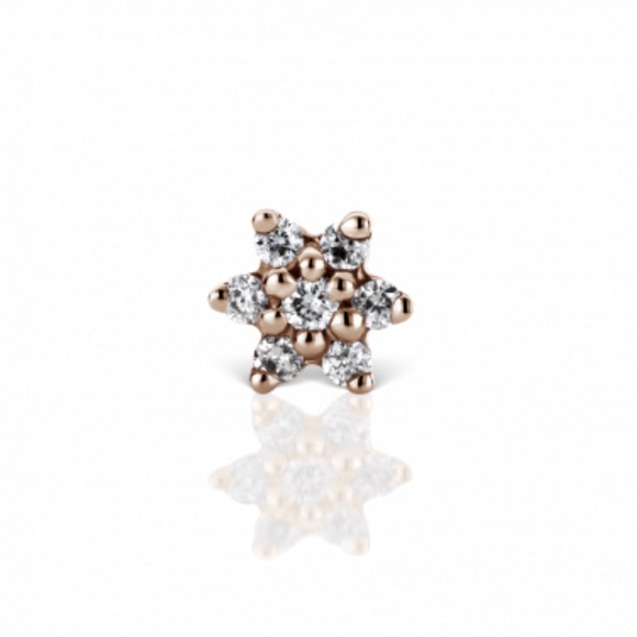 Maria Tash Jewelry - maria tash | 3mm diamond flower nostril stud